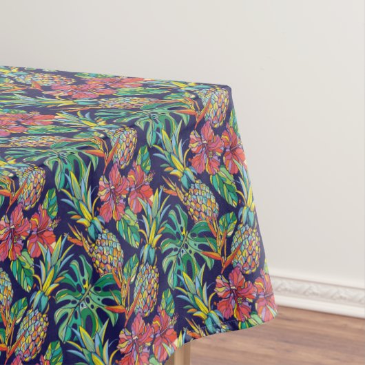 Tropisch anananas Hibiscus Pattern Tafelkleed (Voorbeeld)