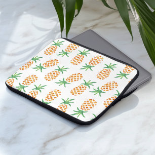 Tropisch anananaseppatroon laptop sleeve