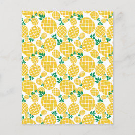 Tropisch anananassapatrooppapier