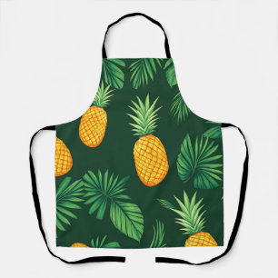 Tropisch Ananas Bladeren Patroon Schort