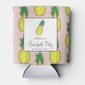 Tropisch Ananas Meisje-uitstap Weekend Feest Blikjeskoeler (Voorkant)