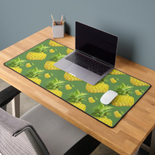 Tropisch Ananas Patroon: Zomer Fruit Kunst Bureaumat