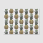 Tropisch ananas patroon zomer wit tissuepapier (Voorkant)