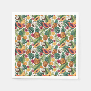 Tropisch Ananaspatroon - Zomerfruit Ontwerp Servet