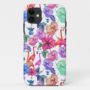 Tropisch aquarelpatroon iPhone 11 hoesje