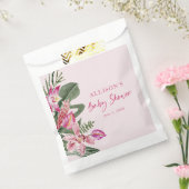 Tropisch Baby shower Bedankzakje (Gezegeld)