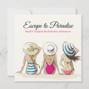 Tropisch Bachelorette Kaart