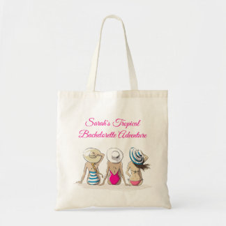 Tropisch Bachelorette Tote Bag
