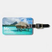 Tropisch bagagelabel (Voorkant horizontaal)