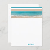 Tropisch balkmonogram, speciaal gepersonaliseerd p (Voorkant / Achterkant)