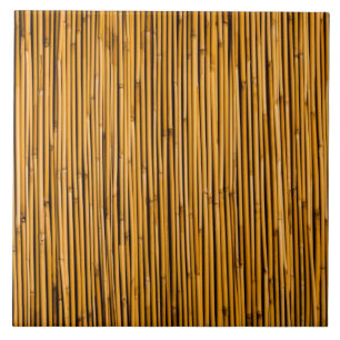 Tropisch Bamboe Achtergrond Tropisch eiland Blank Tegeltje