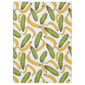 Tropisch bananenbladmonogram klembord (Achterkant)