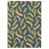 Tropisch bananenblauw-bladmonogram klembord (Achterkant)