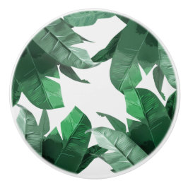 Tropisch bananenleder Druk keramische deurknop af Keramische Knop