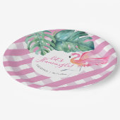 Tropisch BBQ Baby shower Waterverf Bord papier (Gekanteld)