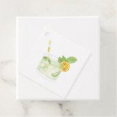 Tropisch-Beach Cocktail Weddenschap Bedankjes Labels (In situ)