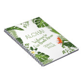 Tropisch beach House Vacking Rental Guest Book Notitieboek (Rechterzijde)