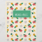 Tropisch bergingsmiddel/index (Voorkant / Achterkant)