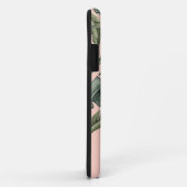 Tropisch blad gepersonaliseerd initiaal Case-Mate iPhone case (Achterkant/rechts)