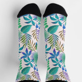 Tropisch blad naadloos patroon sokken (Top)