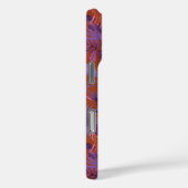 Tropisch Blad Rood Paarse Case-Mate iPhone Case (Achterkant / Rechts)