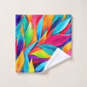 Tropisch blad Tapestry Painting Bad Handdoek (Wasdoekje)