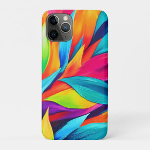 Tropisch blad Tapestry Painting iPhone 11 Pro Hoesje