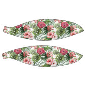 Tropisch bladerblad van hibiscus bloemen basketbal (Panelen)