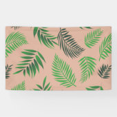 Tropisch bladpatroon 10 spandoek (Horizontaal)