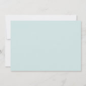 Tropisch Blauw 5 Foto Trouw Save the Date    (Achterkant)