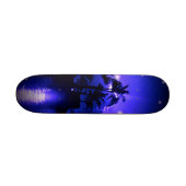 Tropisch blauw skateboard (Horizontaal)