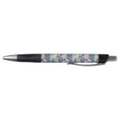 Tropisch blauw sleufpatroon pen (Bodem)