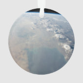 Tropisch blauw water van de Perzische Golf. 2 Ornament (achterkant)