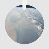 Tropisch blauw water van de Perzische Golf. 2 Ornament (voorkant)