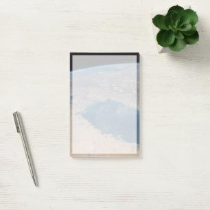 Tropisch blauw water van de Perzische Golf. Post-it® Notes
