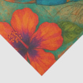 Tropisch Blauwe Krab Decoupage Papier – Kust (Detail)