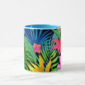 Tropisch bloem in Hawaiian Mok (Midden)