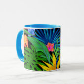 Tropisch bloem in Hawaiian Mok (Voorkant links)