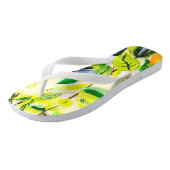 Tropisch Bloemenpaar Teenslippers (Schuin)