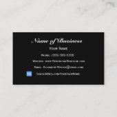 tropisch bloemetjesbehang visitekaartje (Achterkant)