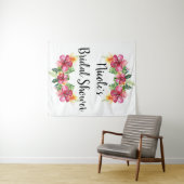 Tropisch bloemmotief Hibiscus botanische Luau acht Wandkleed (In Situ (horizontaal))