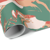 Tropisch bloemparadijs cadeaupapier (Rol Hoek)