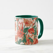 Tropisch bloemparadijs mok (Voorkant rechts)