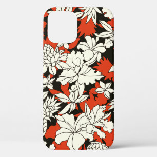 Tropisch bloempatroon iPhone 12 hoesje