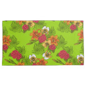 Tropisch boeket kussensloop (Voorkant-Rechts)