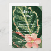 Tropisch Boeket Menu (Voorkant / Achterkant)