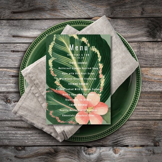 Tropisch Boeket Menu