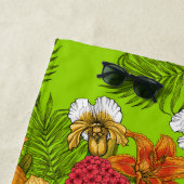 Tropisch boeket strandlaken (In situ)