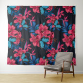 Tropisch boeket wandkleed (In Situ (horizontaal))