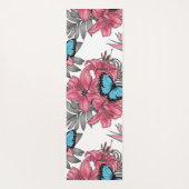 Tropisch boeket yogamat (Achterkant)